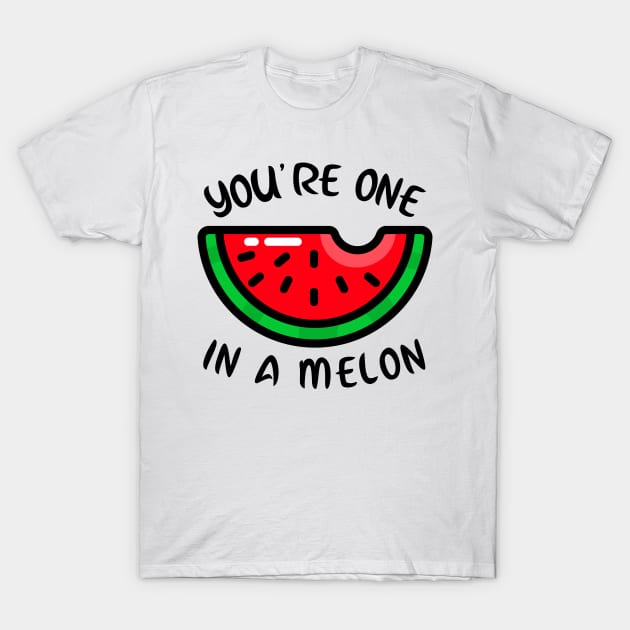 Watermelon Yummy Cartoon Funny Fruit T-Shirt by ToddHeal